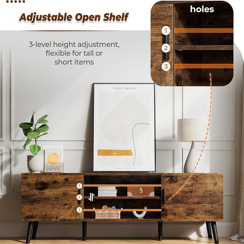 Modern TV Stand With Storage