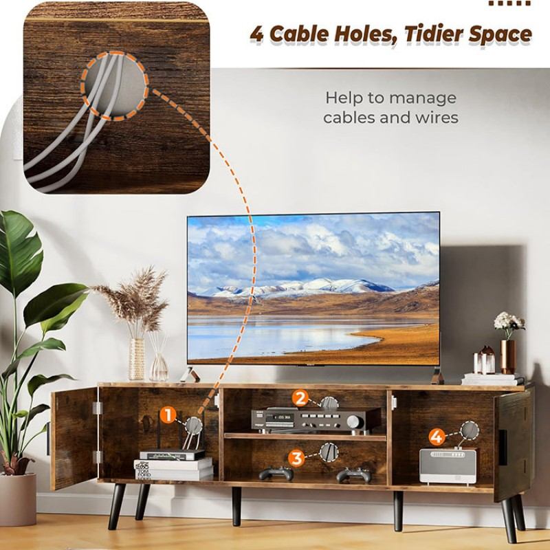Modern TV Stand With Storage