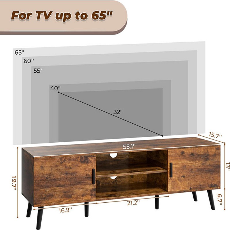Modern TV Stand With Storage
