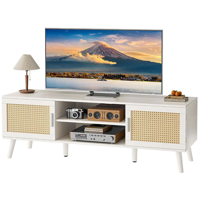 Sturdy Rattan TV Stand