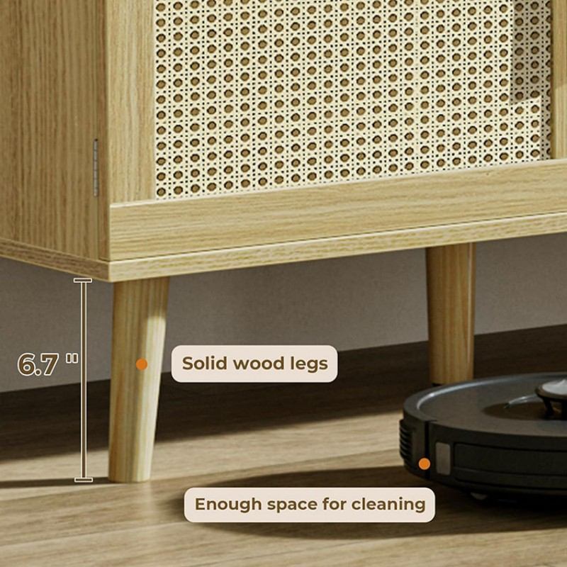 Sturdy Rattan TV Stand