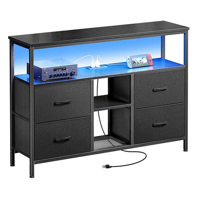 TV Stand With Shelves
