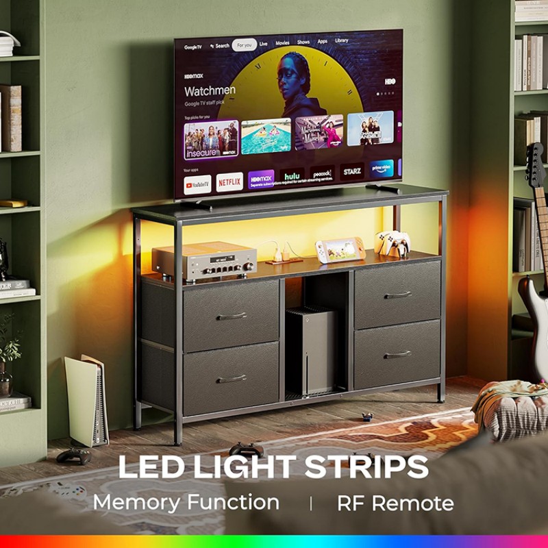 TV Stand With Shelves