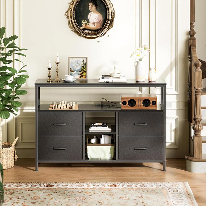 TV Stand With Shelves