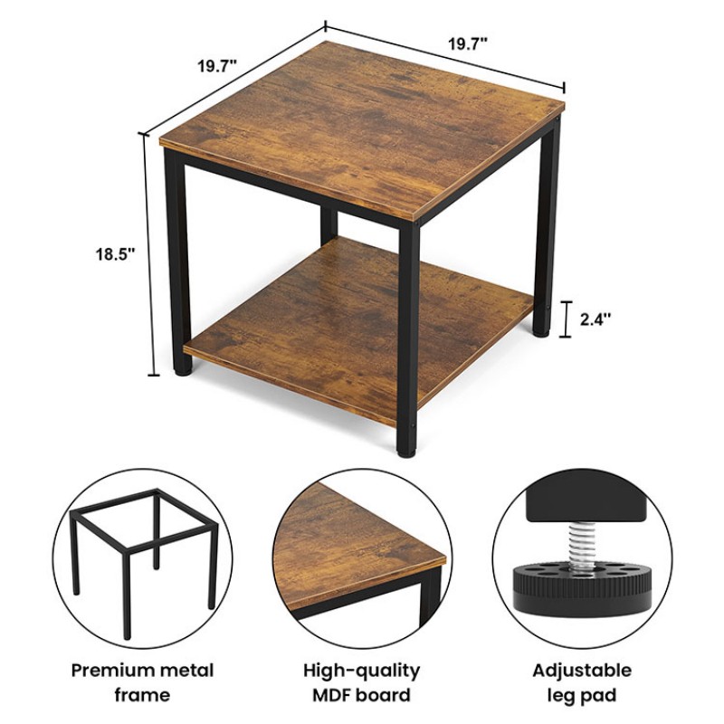Square Coffee Side Table