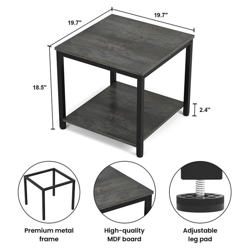 Square Coffee Side Table