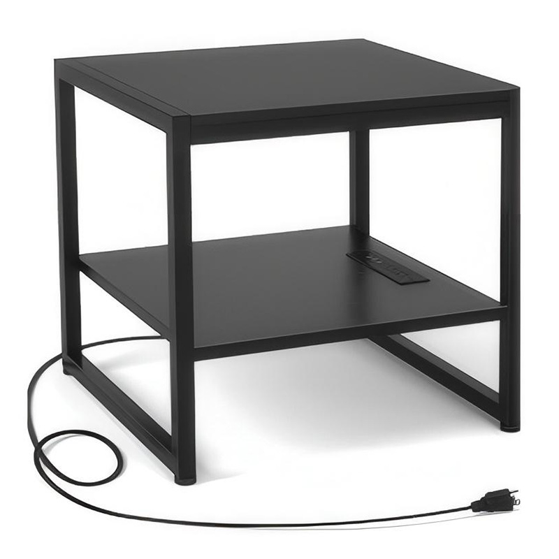 2-Tier Square Side Table