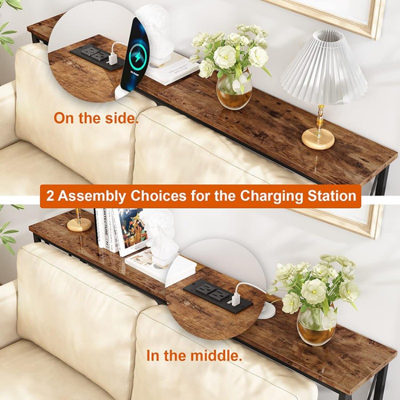 Narrow Side Table Sofa