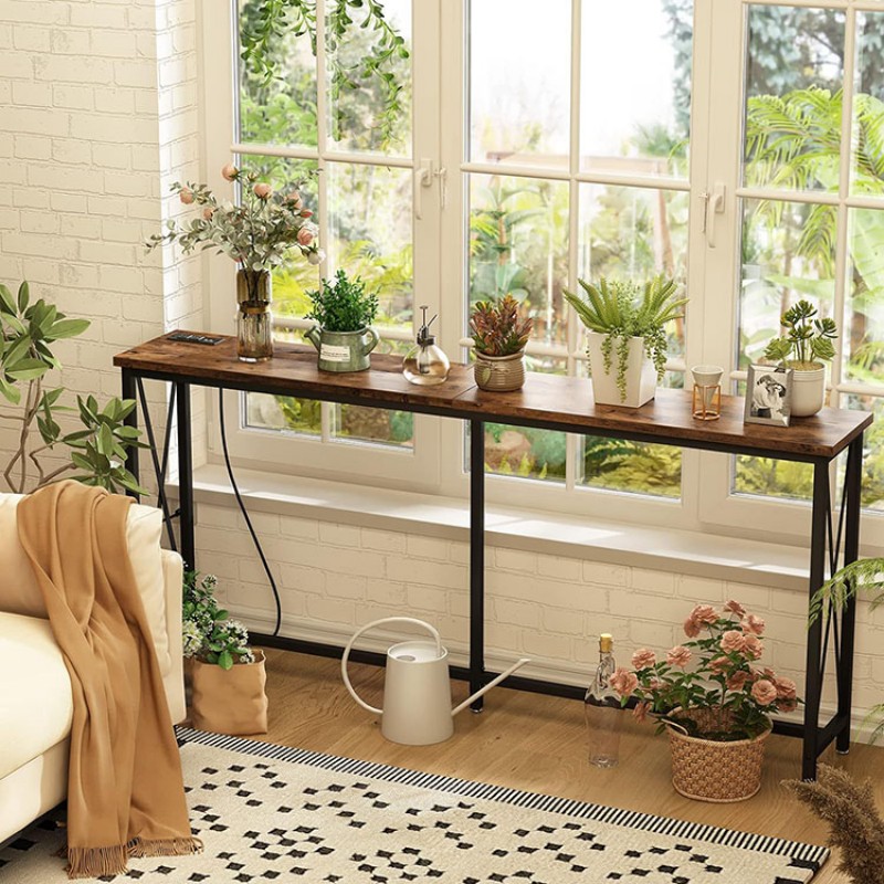 Narrow Side Table Sofa