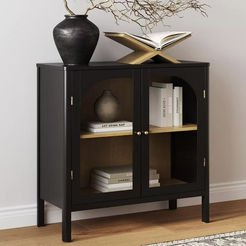 Glass Door Sideboard Cabinet