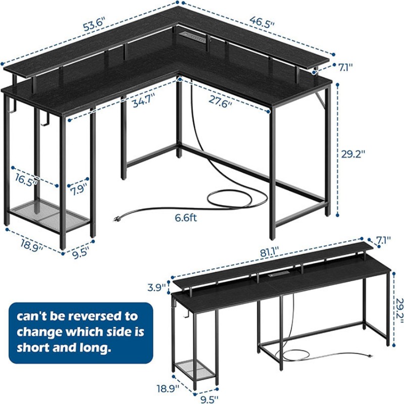 L Shaped Computer Desk