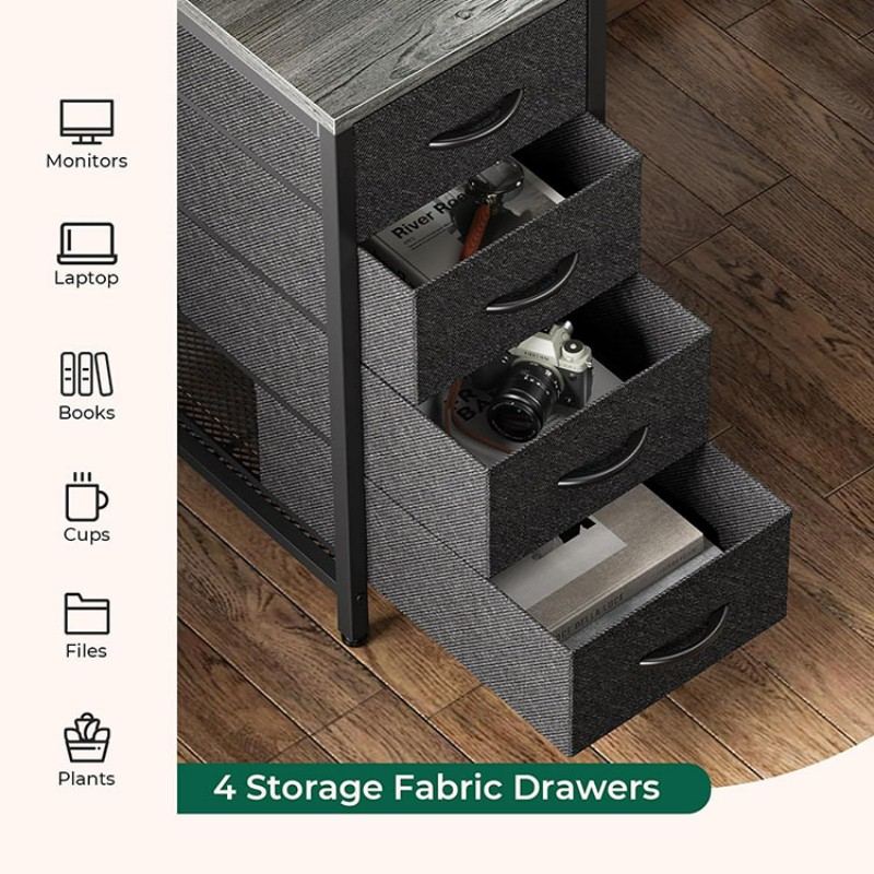 Home Office Desk With Drawers