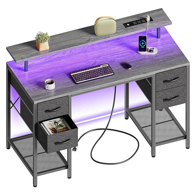 Home Office Desk With Drawers