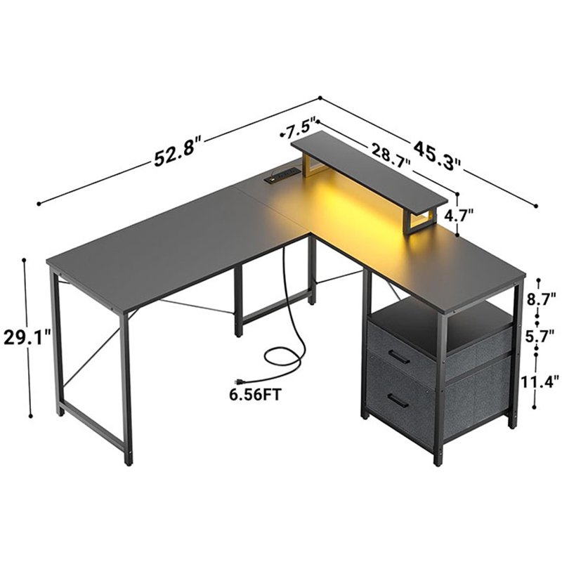 L Shaped Desks for Home Office