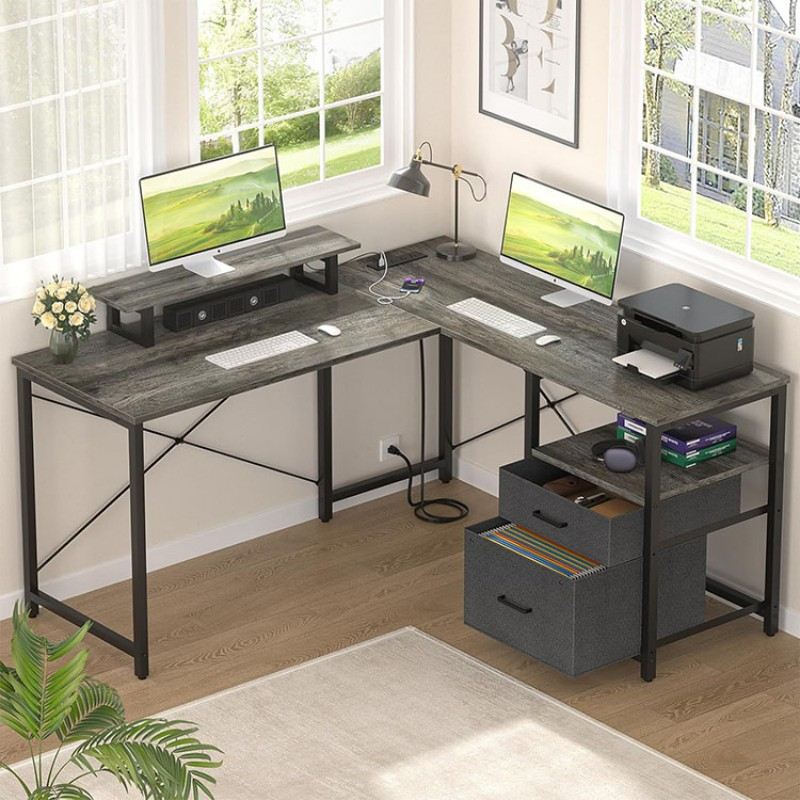 L Shaped Desks for Home Office