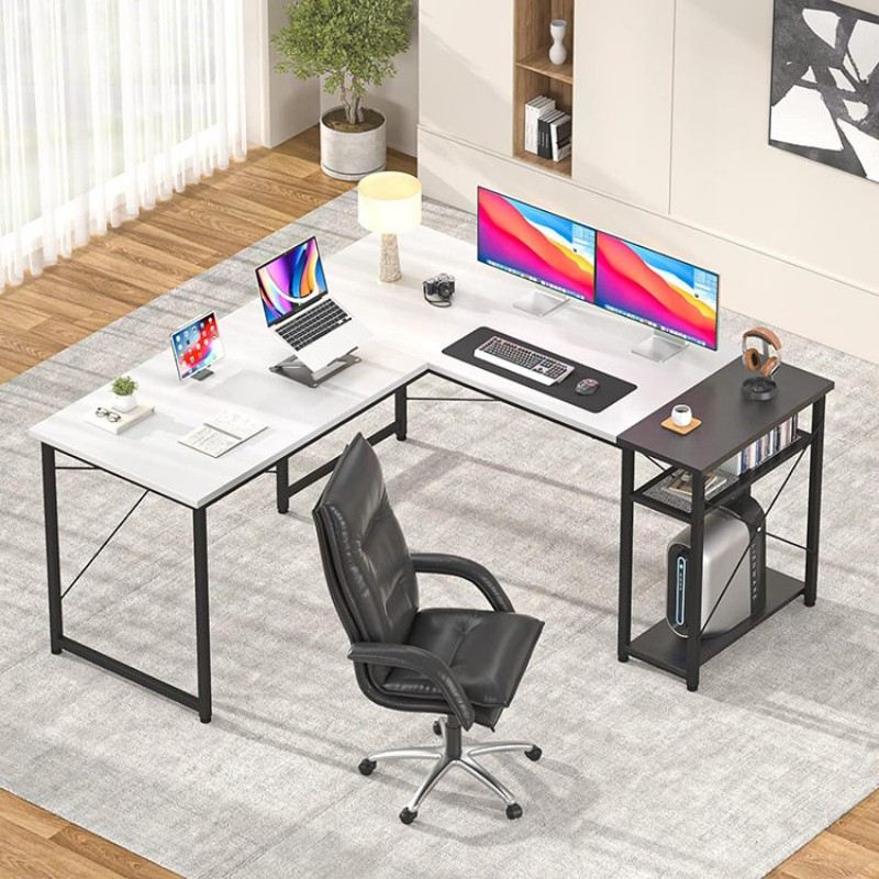 Corner Computer Desk With Storage