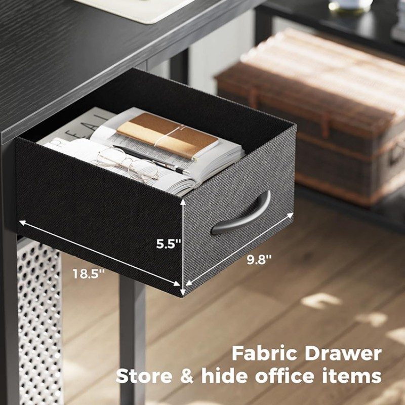L Shaped Standing Desk With Storage