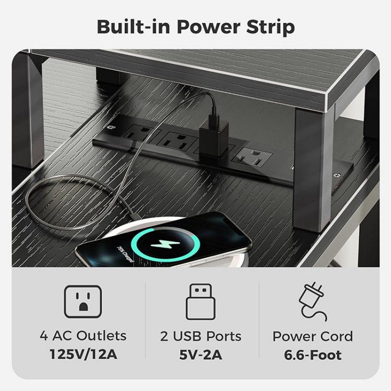 L Shaped Standing Desk With Storage