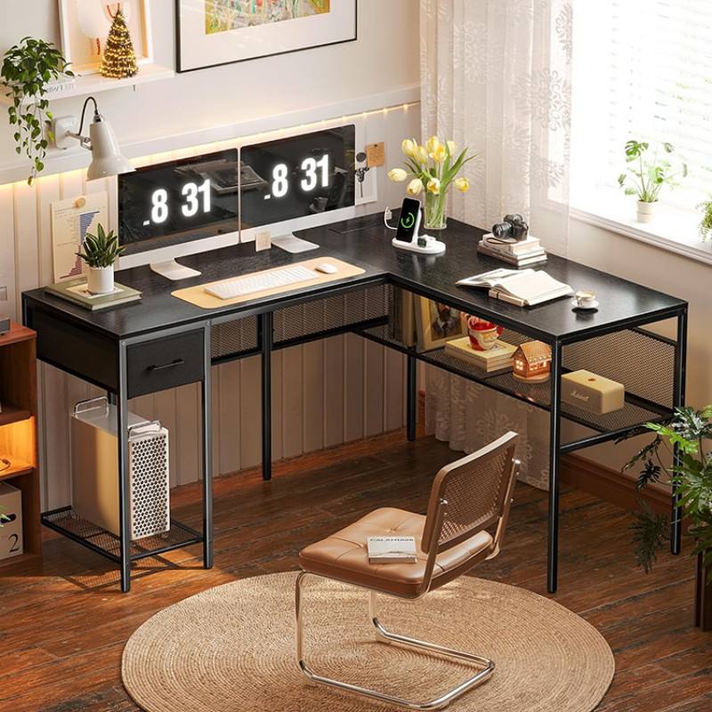 L Shaped Computer Desk With Storage