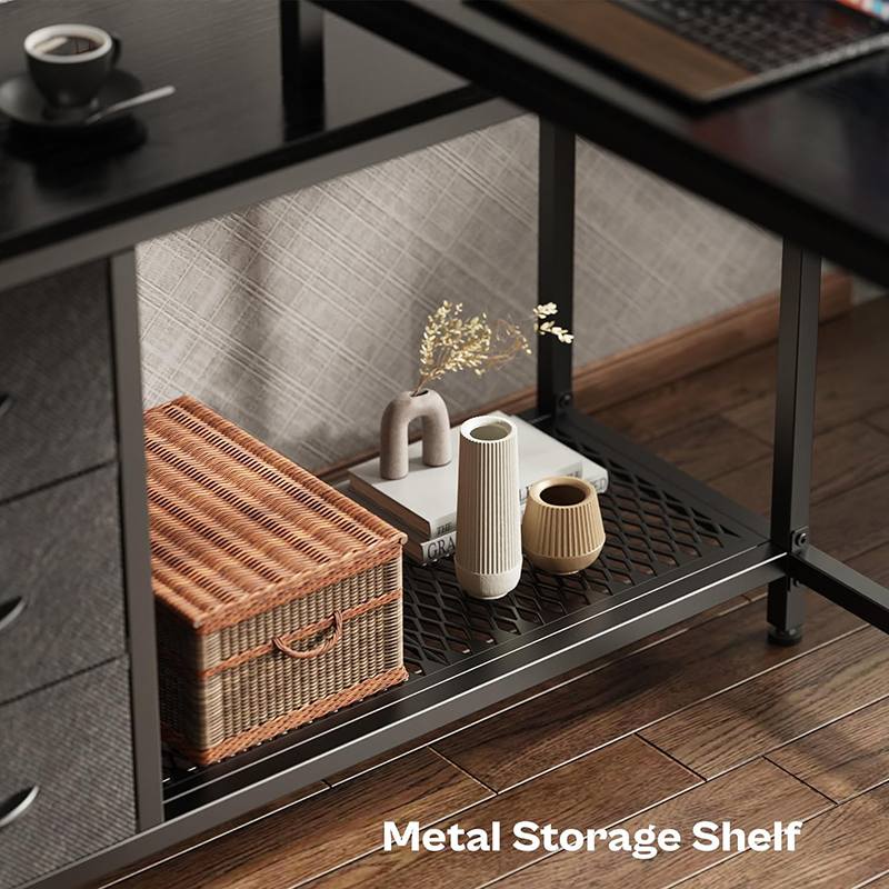 Corner Desk With File Drawers