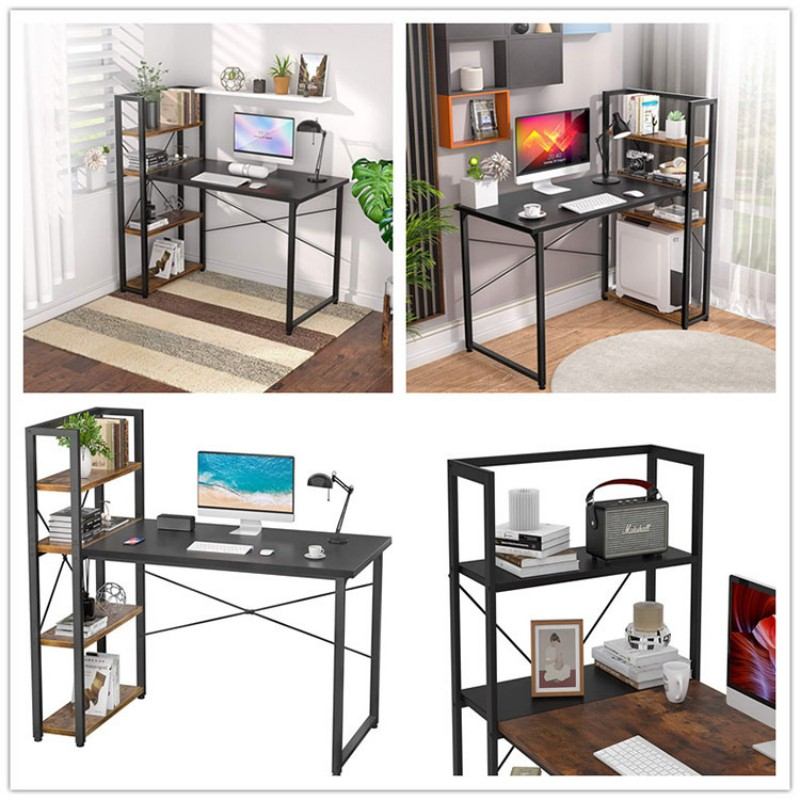 Computer Desk With Bookshelf