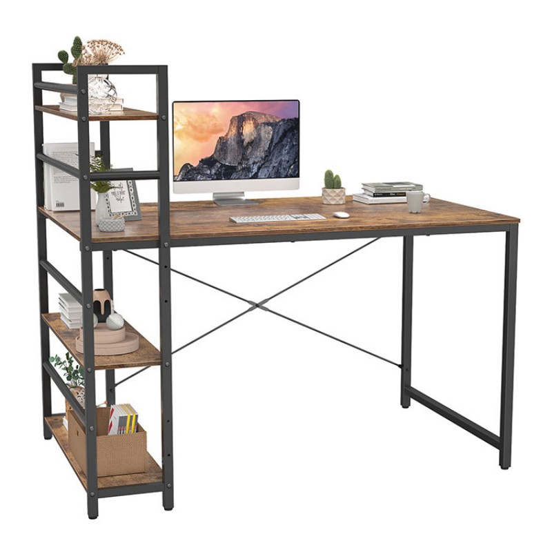 Computer Desk With Bookshelf