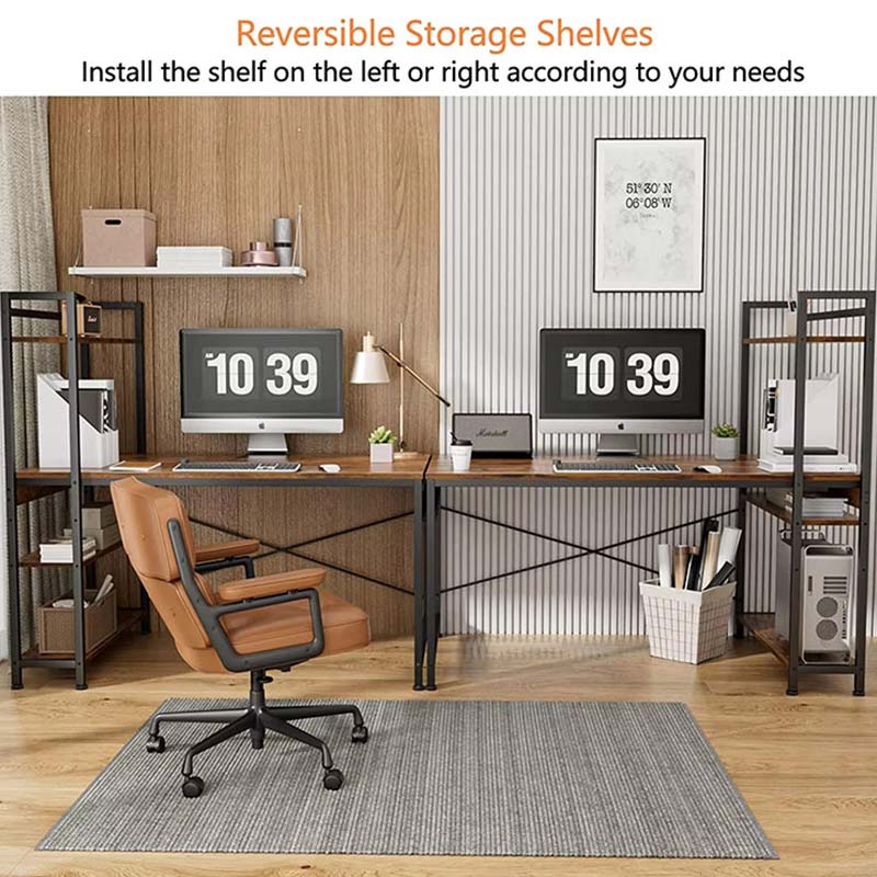 Computer Desk With Bookshelf