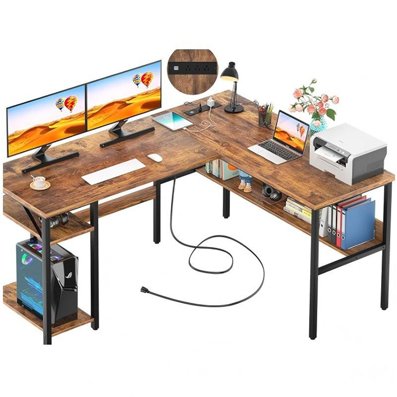 L Shaped Desk With Storage