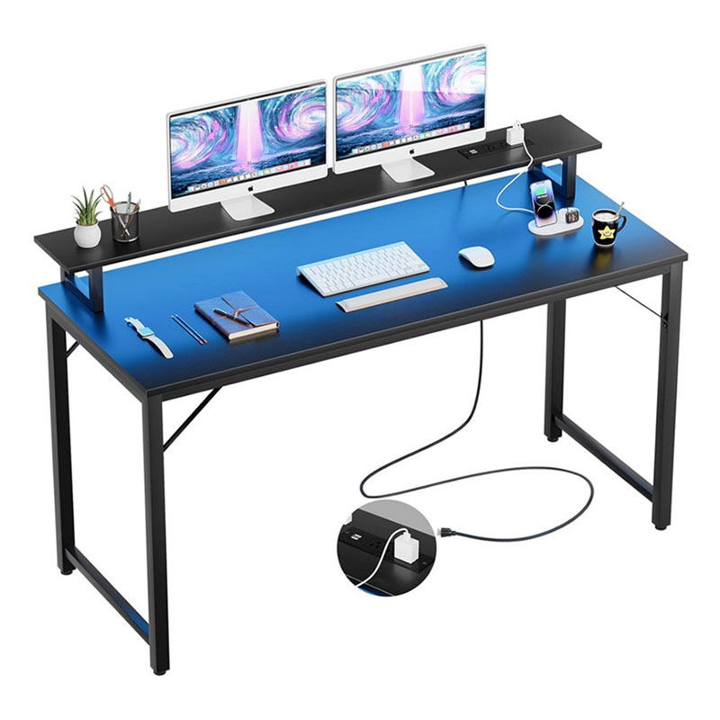 Computer Desk With Monitor Shelf