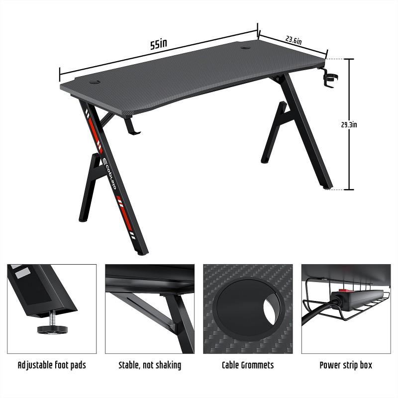 Adjustable Gaming Desk