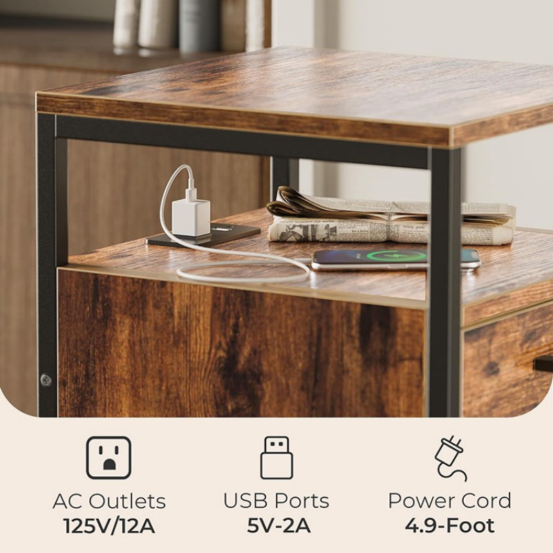 2 Drawer File Cabinet With Lock