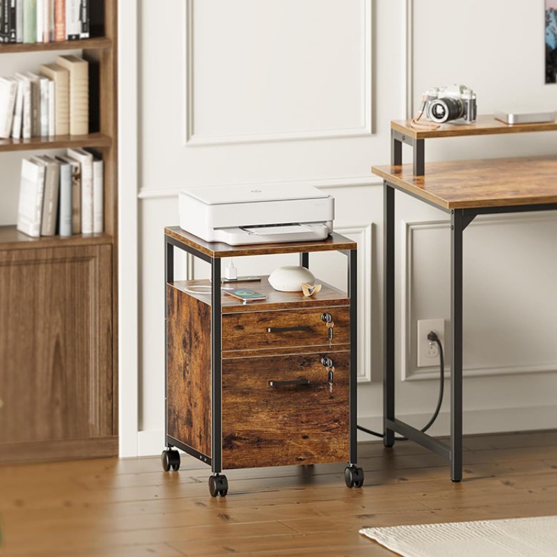 2 Drawer File Cabinet With Lock
