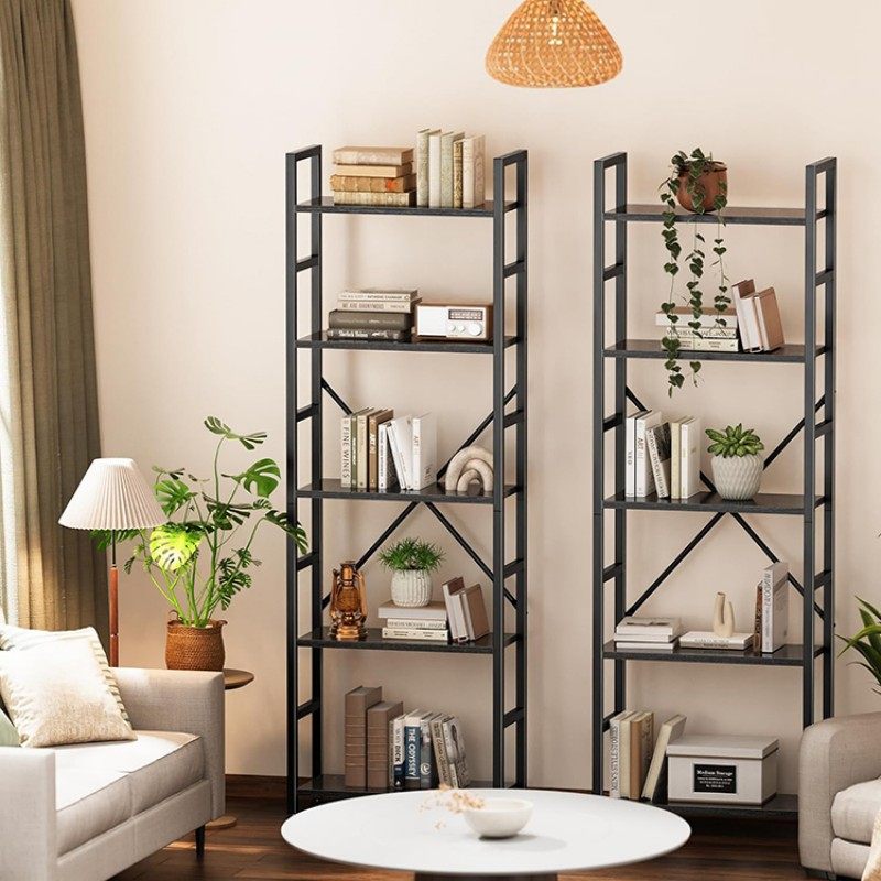 Wide 5 Tier Bookshelf