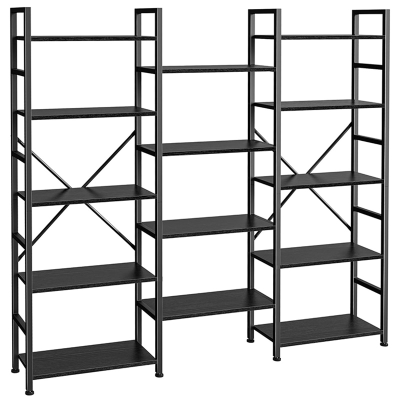 Wide 5 Tier Bookshelf