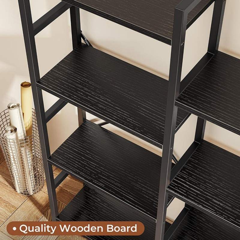 Wide 4 Tier Bookshelf