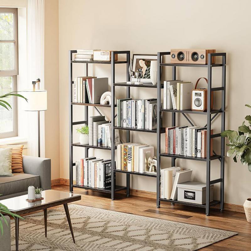 Wide 4 Tier Bookshelf