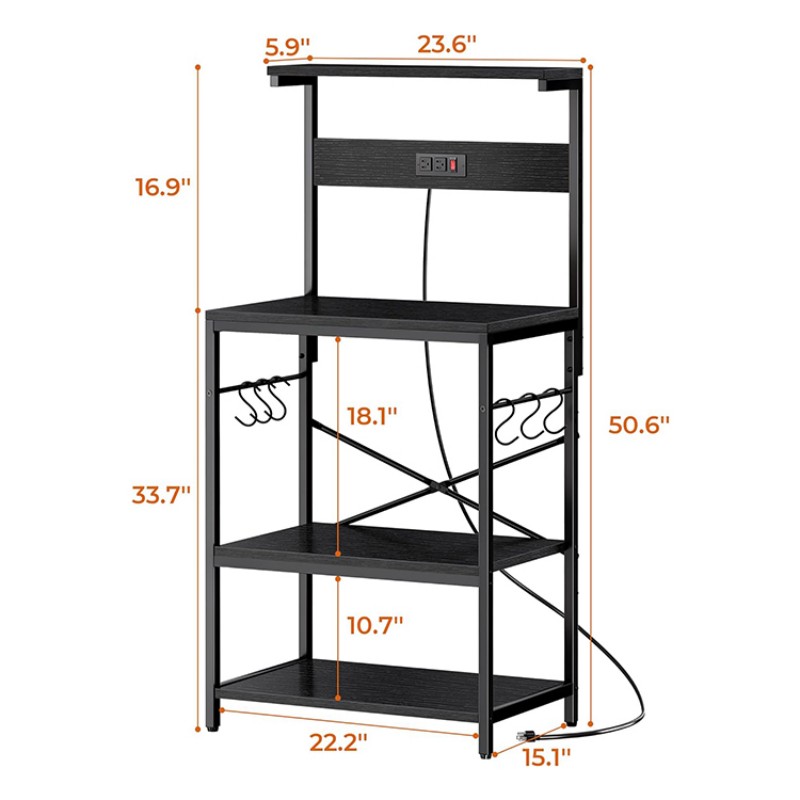 4 Tier Microwave Shelf Stand