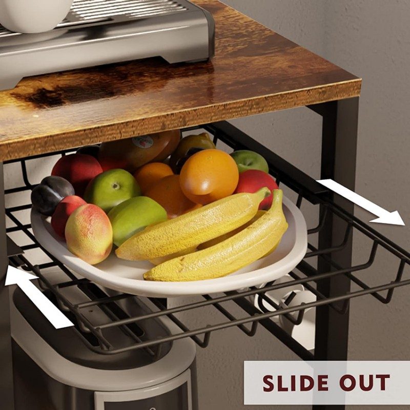 Microwave Stand With Storage