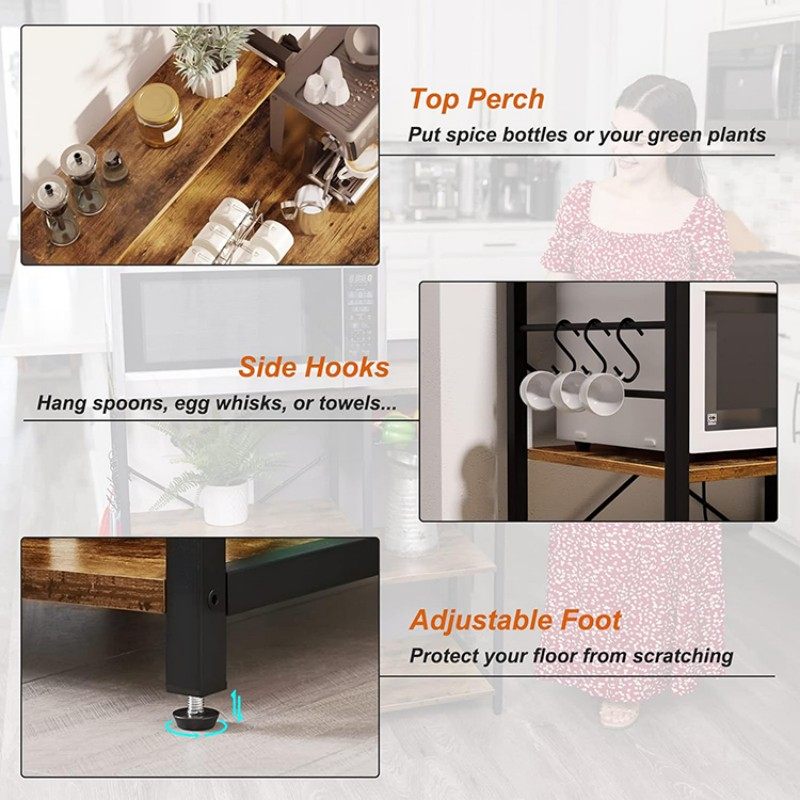 Microwave Stand With Storage