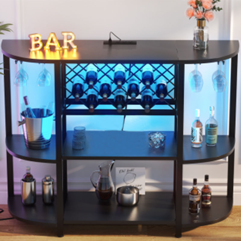 Storage Bar Cabinet With Light