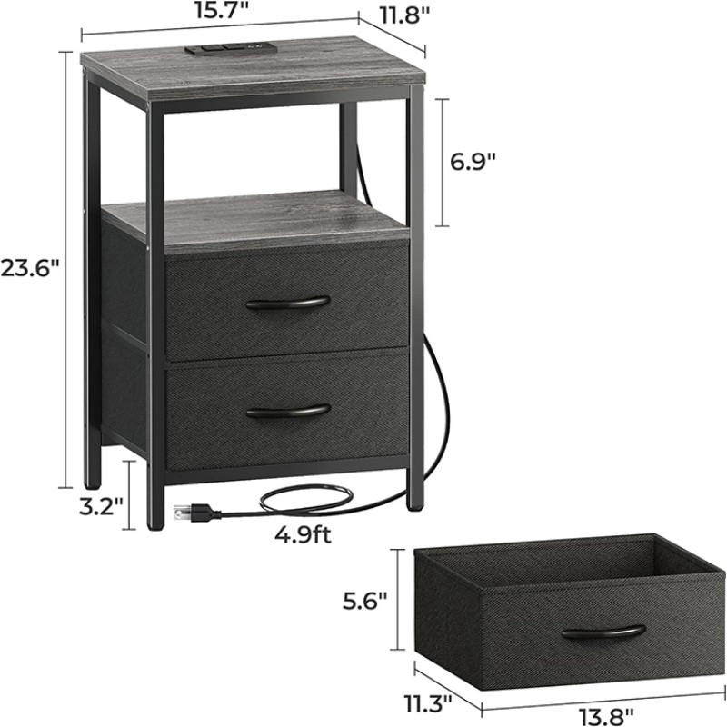 Nightstand With Drawers