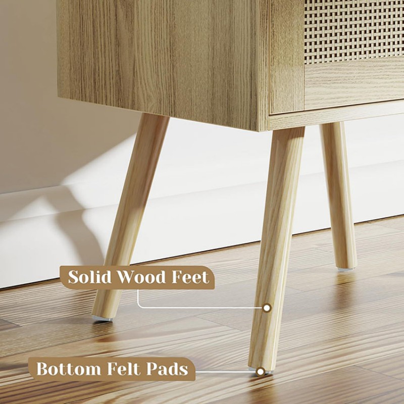 Wooden Side Table for Bedroom