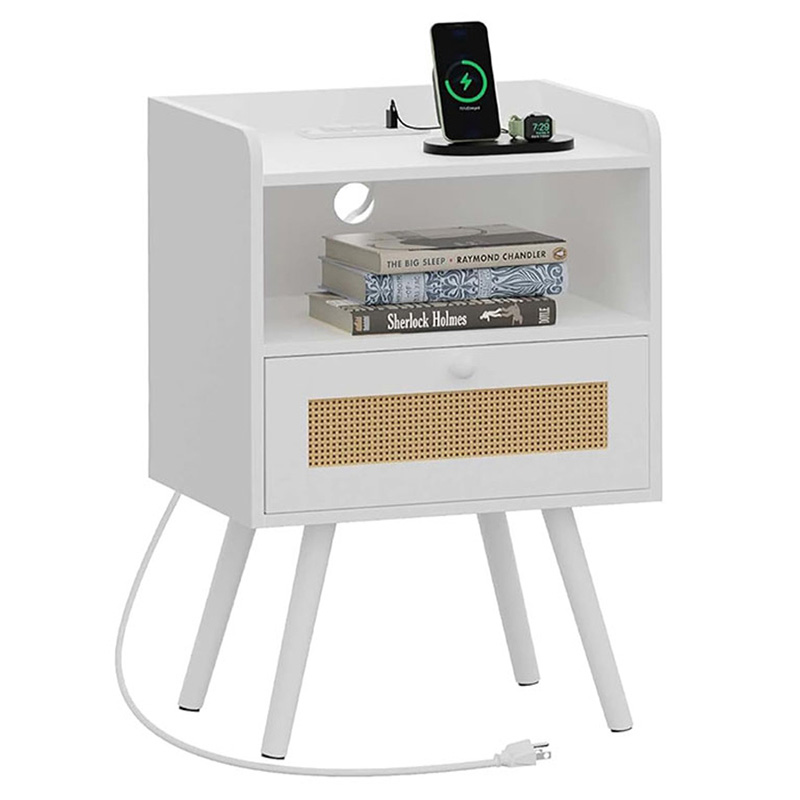 Wooden Side Table for Bedroom