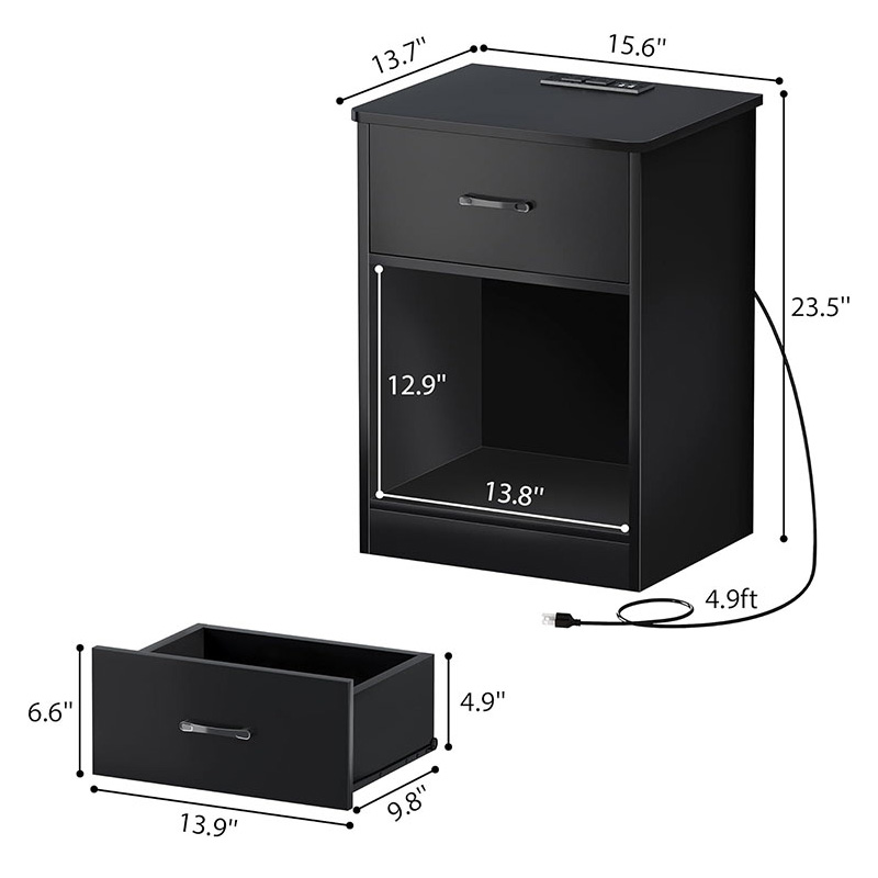 Led Light Nightstand