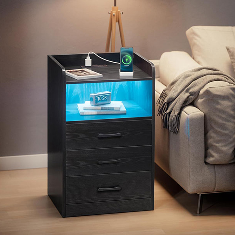 Led Bedside Table