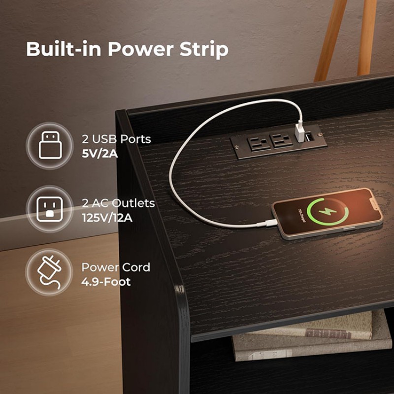 Led Bedside Table
