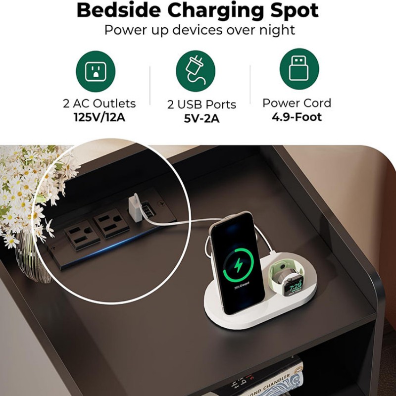 LED Nightstand Set Of 2