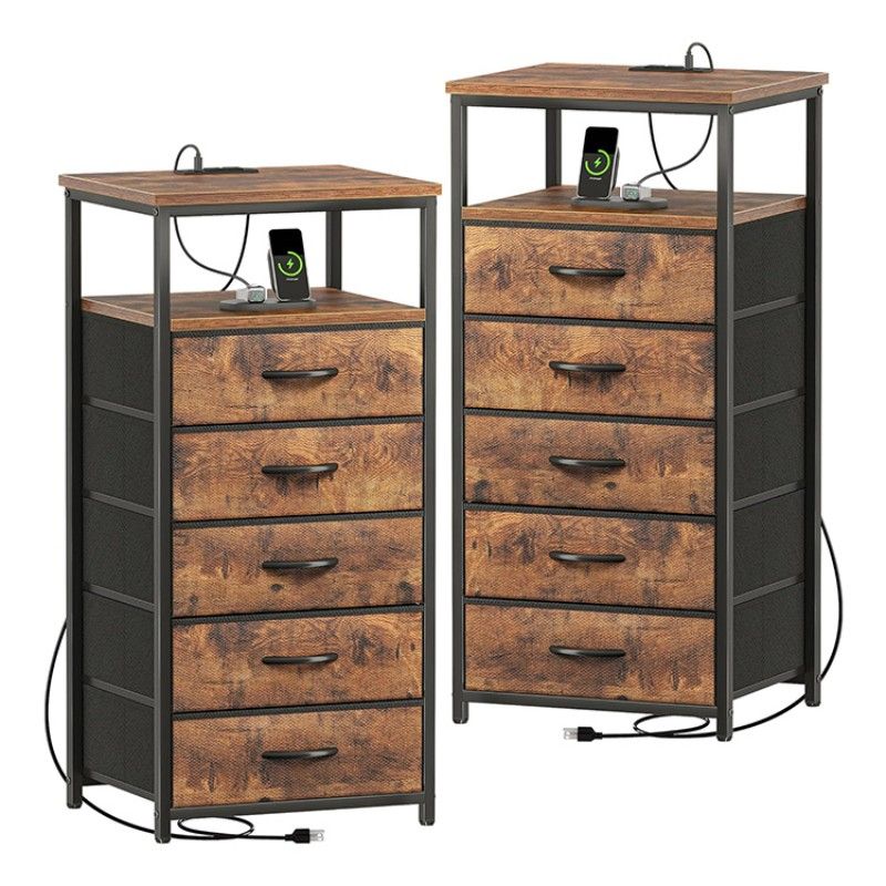 Tall Nightstand With Drawers