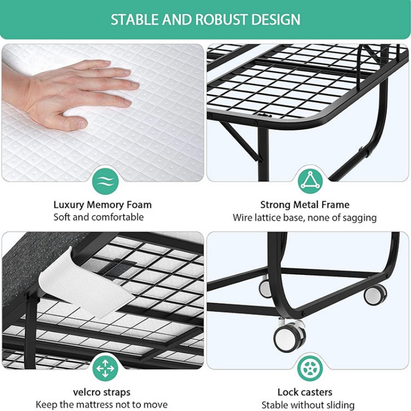 Foldable Single Bed