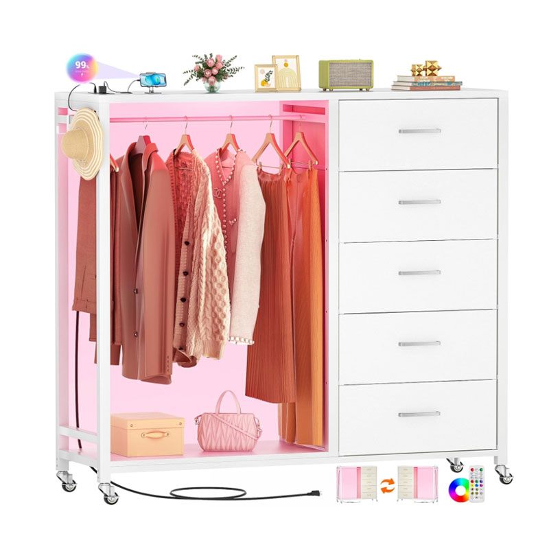 Short Wardrobe With Drawers